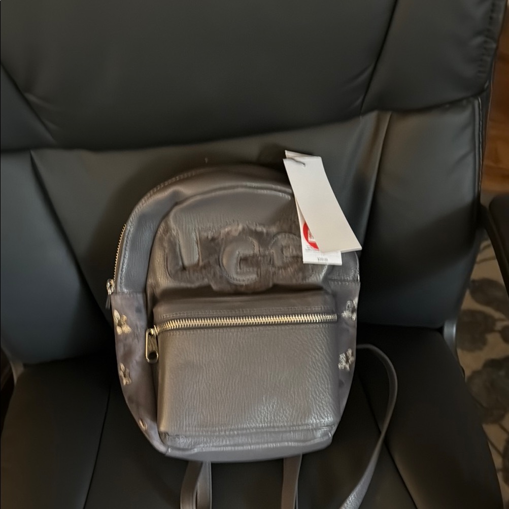Ugg Gray Backpack Durable Structured Design